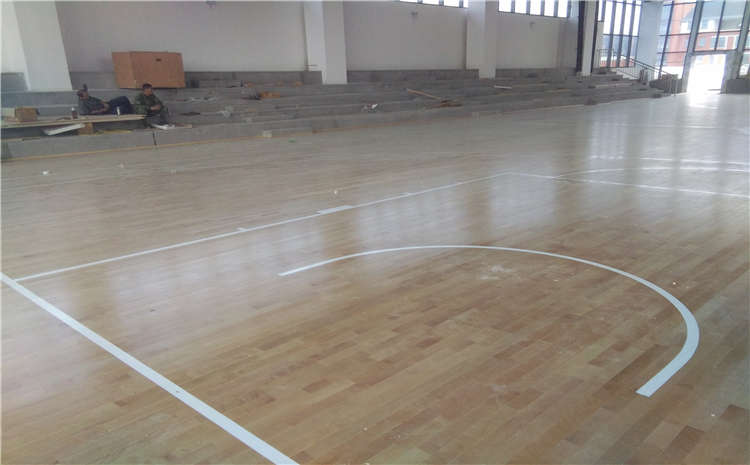 學(xué)校羽毛球館木地板雙層龍骨結(jié)構(gòu)